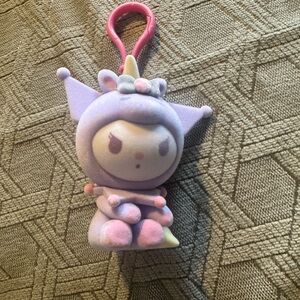 Hello Kitty and Friends Exclusive Flocked Hangers Blind Box, Purple Kuromi